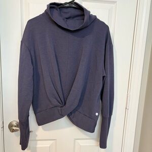 Apana Cowl Neck Sweater in Deep Purple